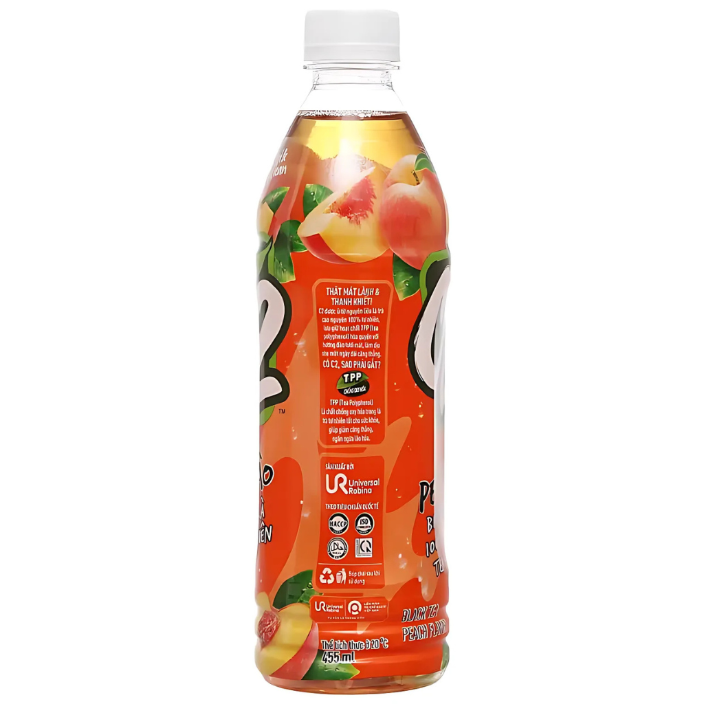 C2 Peach Black Tea 455ml