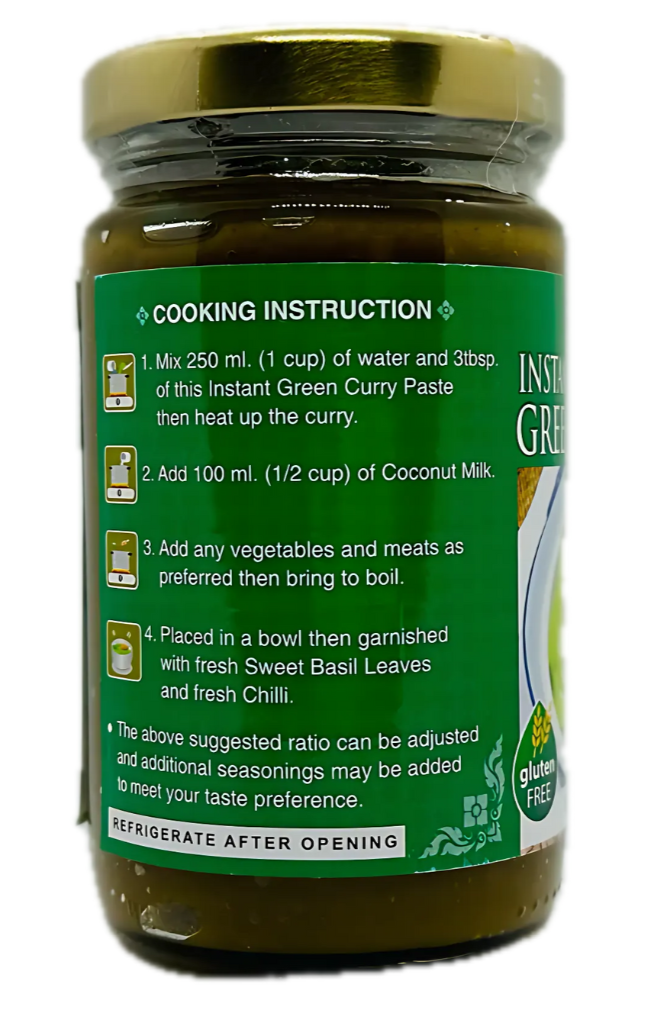 Dragonfly Green Curry Paste 8oz