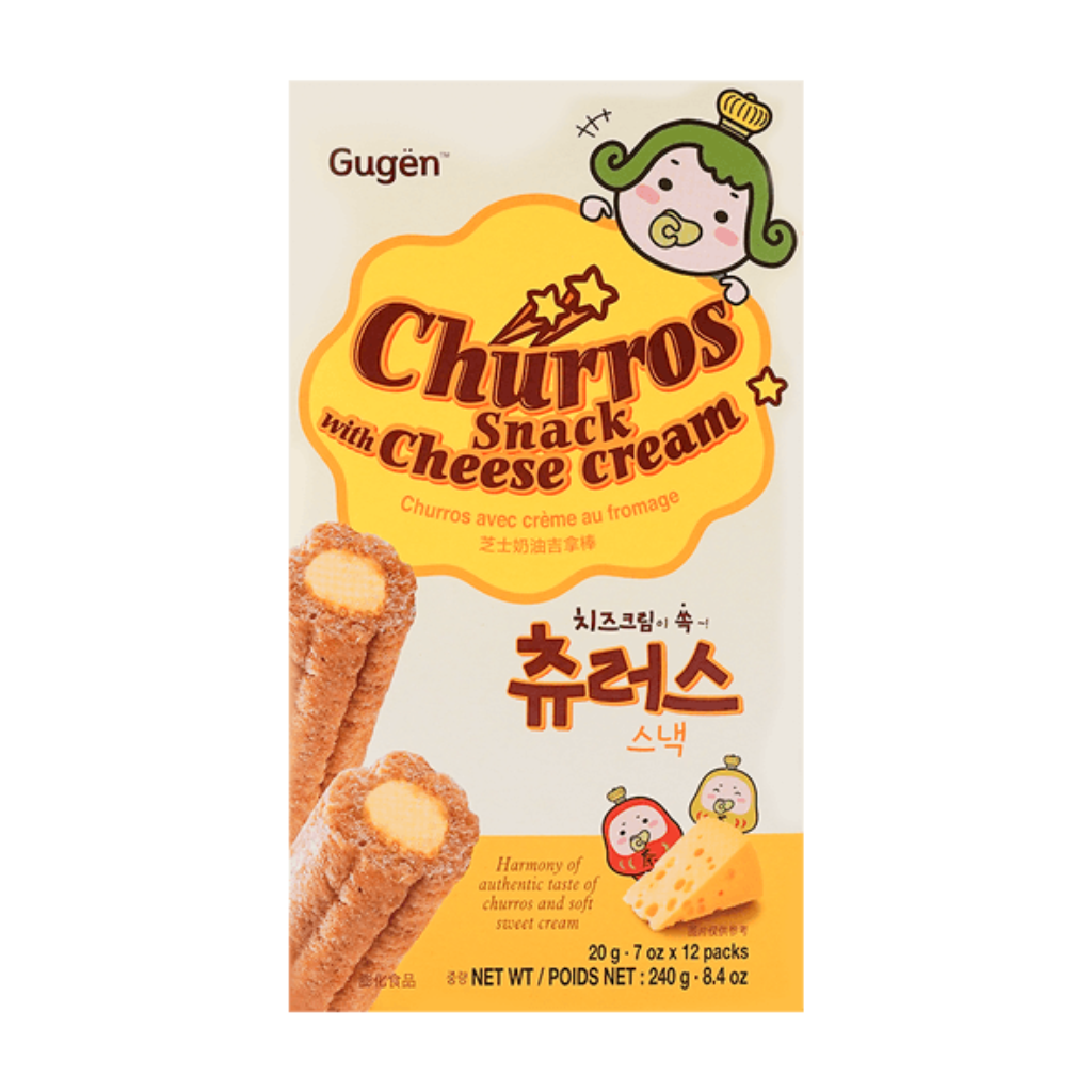 Gugen Churros Snack With Cheese Cream 8.4oz