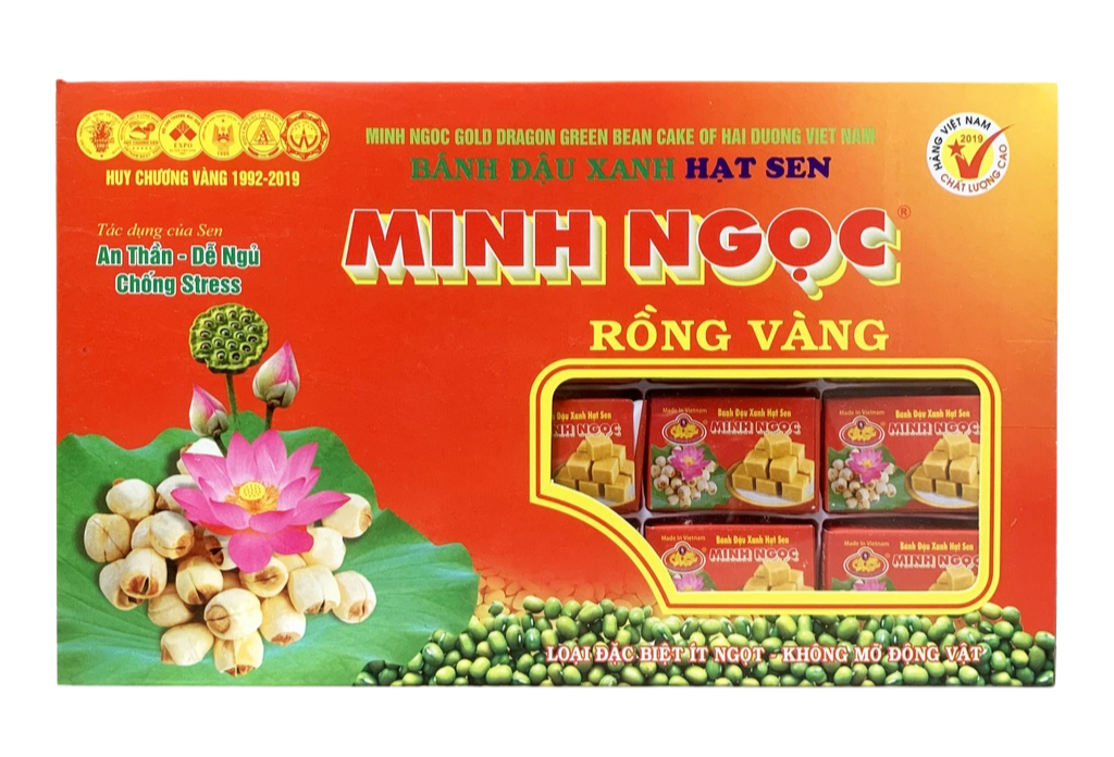 Rong Vang Minh Ngoc Lotus Mung Bean Cake 7.05oz