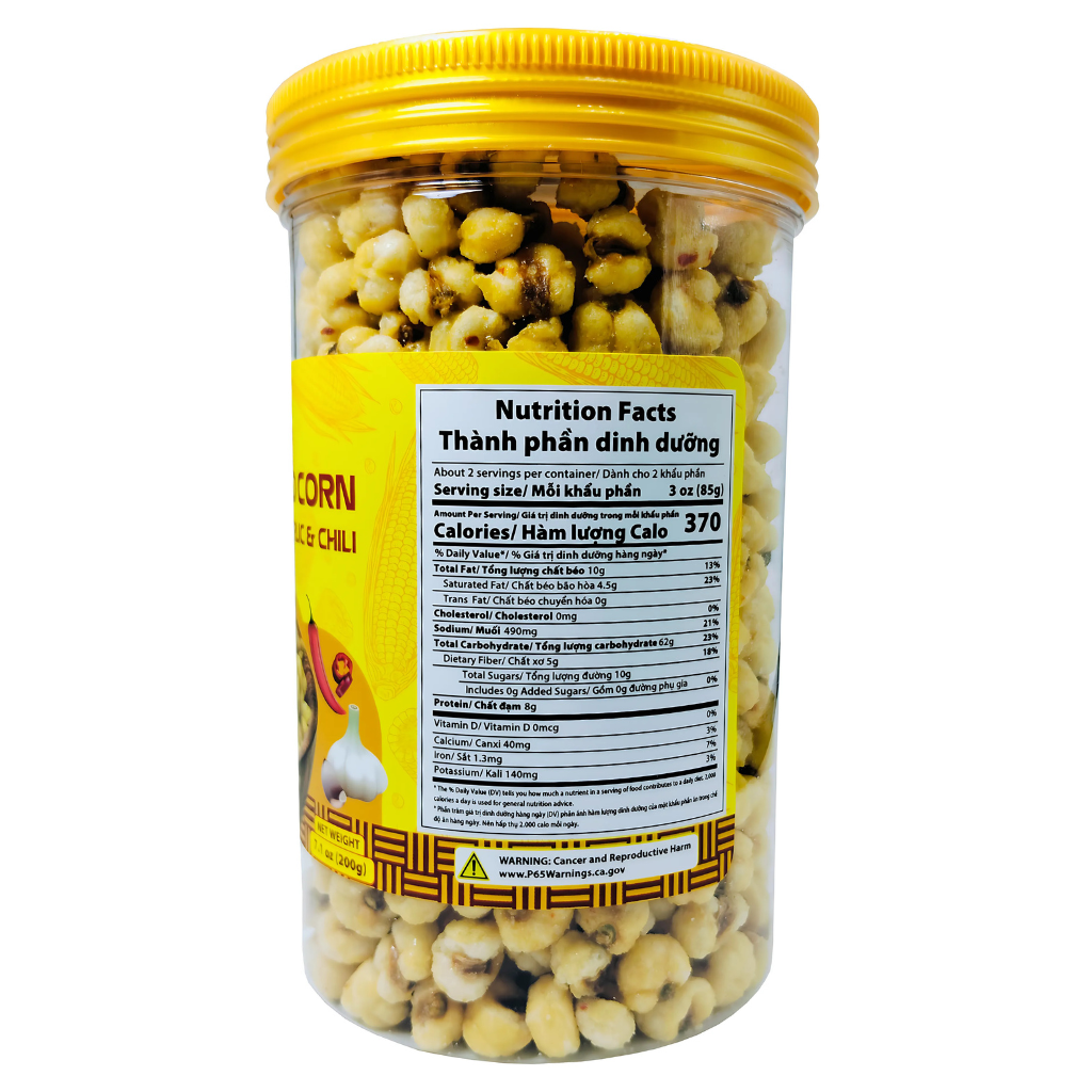 Chuon Chuon Crispy Roasted Corn With Garlic & Chili 7.1oz