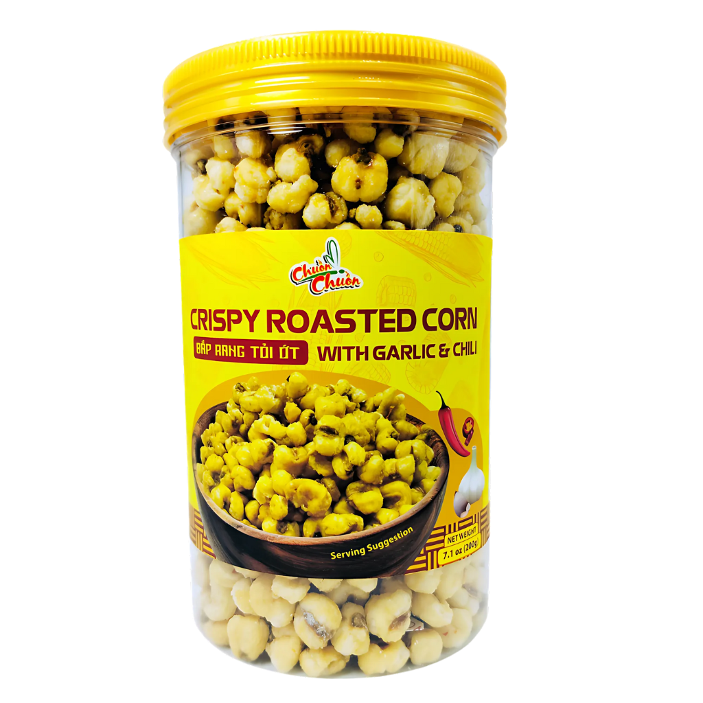 Chuon Chuon Crispy Roasted Corn With Garlic & Chili 7.1oz