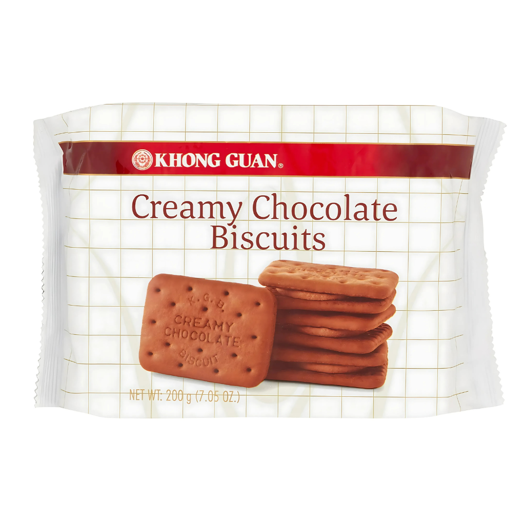 Khong Guan Creamy Chocolate Biscuits 7.05oz