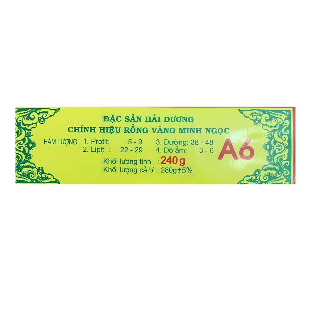 Rong Vang Minh Ngoc Mung Bean Cake 240g