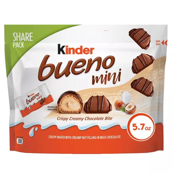 Kinder Bueno Mini Candy Share Pack 5.7oz