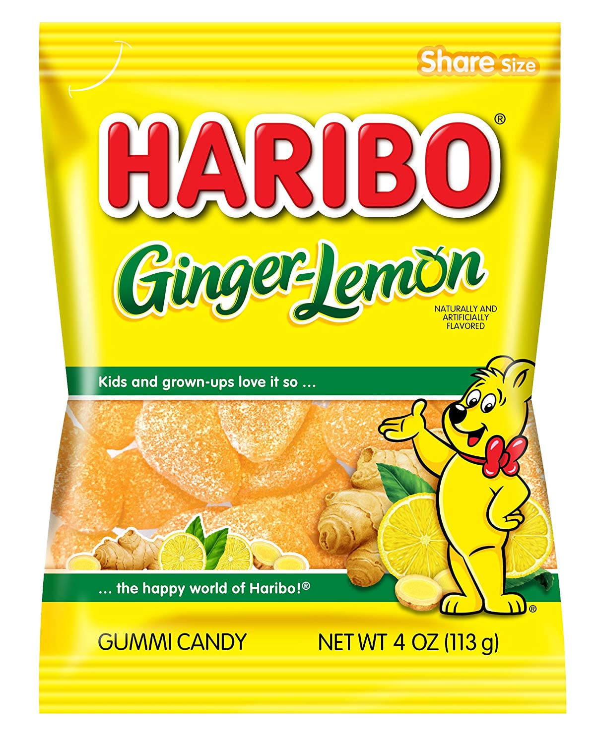 Haribo Ginger Lemon 4oz