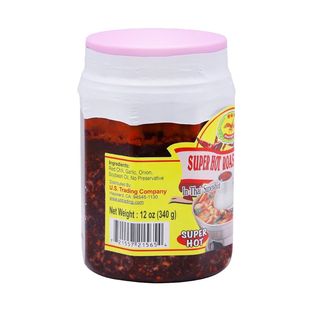 Dragonfly Super Hot Roasted Chili Oil 12 oz