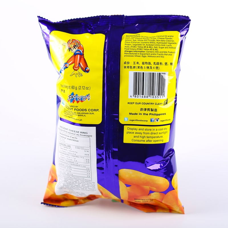 Regent Cheese Ring Snack 60g