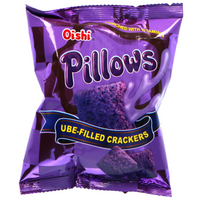 Oishi Pillows Ube Filled Crackers 38g