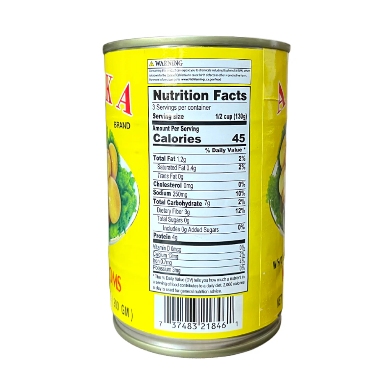 Asuka Whole Mushrooms 200g