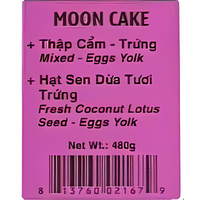 HappyElephant Mooncake Mixed+Coconut Lotus - Yolk