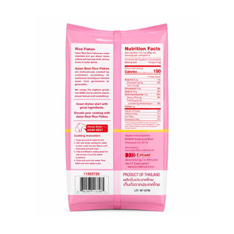[ASIAN BEST] Rice Flakes - 227g