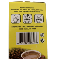 Lucky Wheel Instant Coffee With Durian 7oz