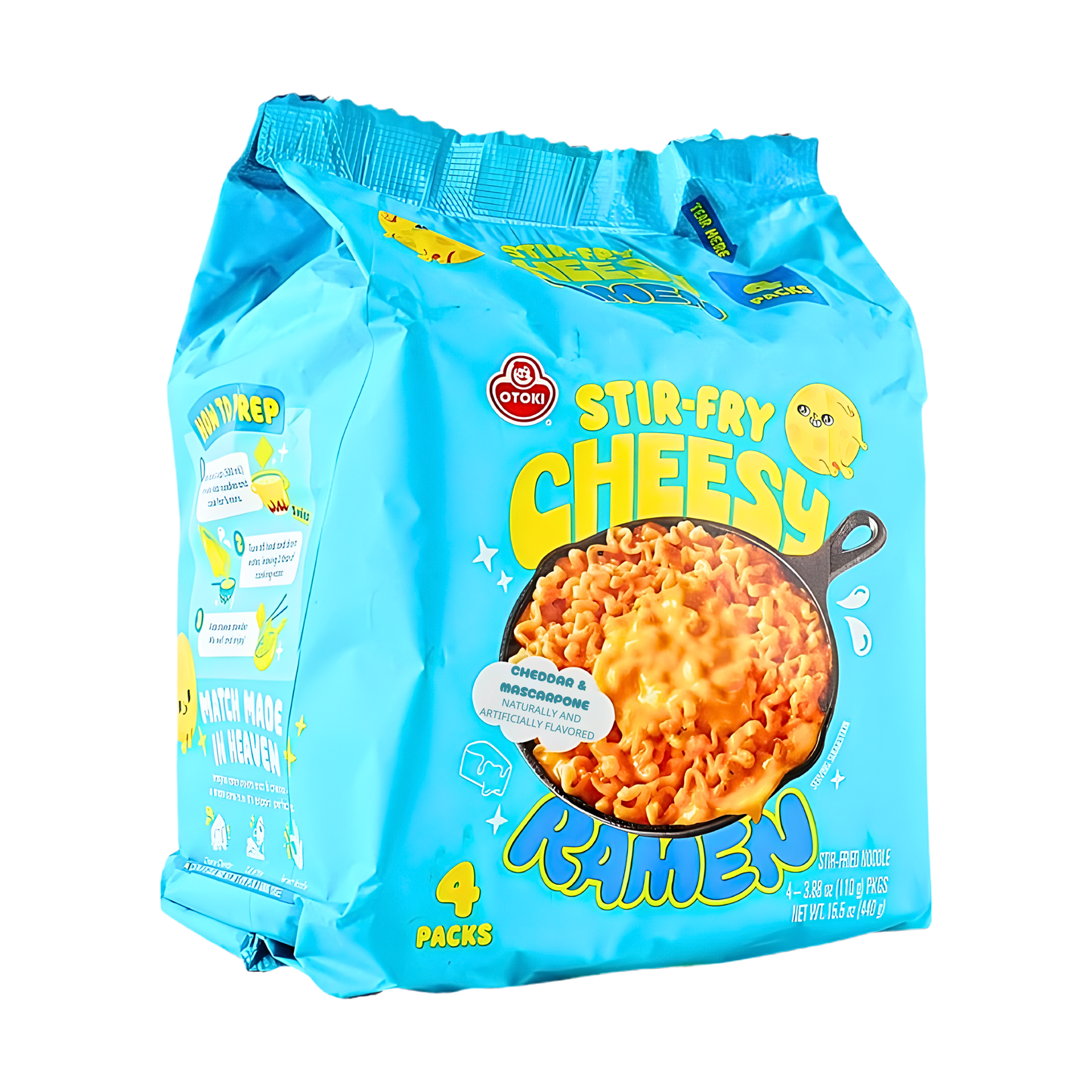 [OTOKI] Stir-Fry Cheesy Ramen Cheddar&Mascarpone - 15.5oz