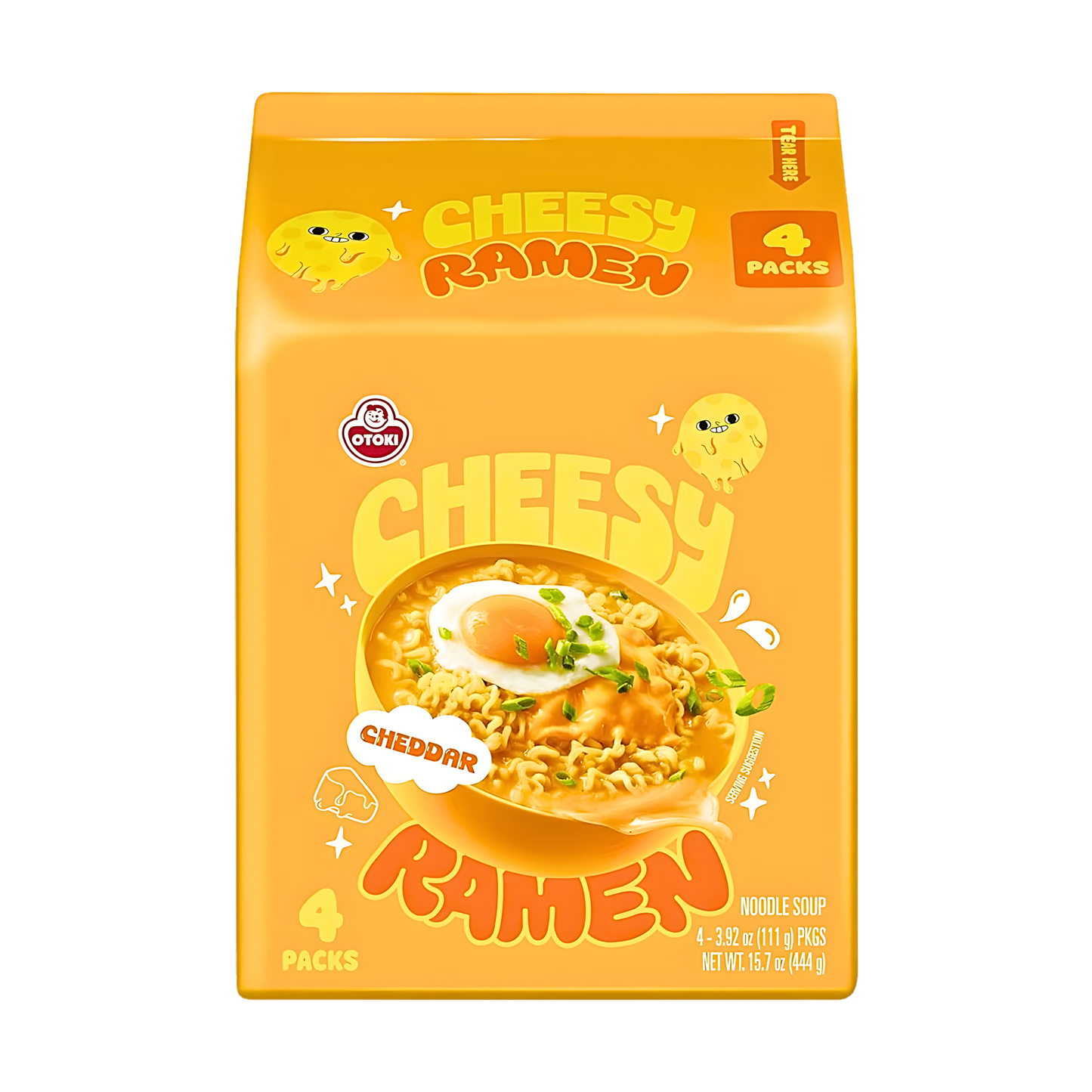 [OTOKI] Stir-Fry Cheesy Ramen Cheddar - 15.7oz
