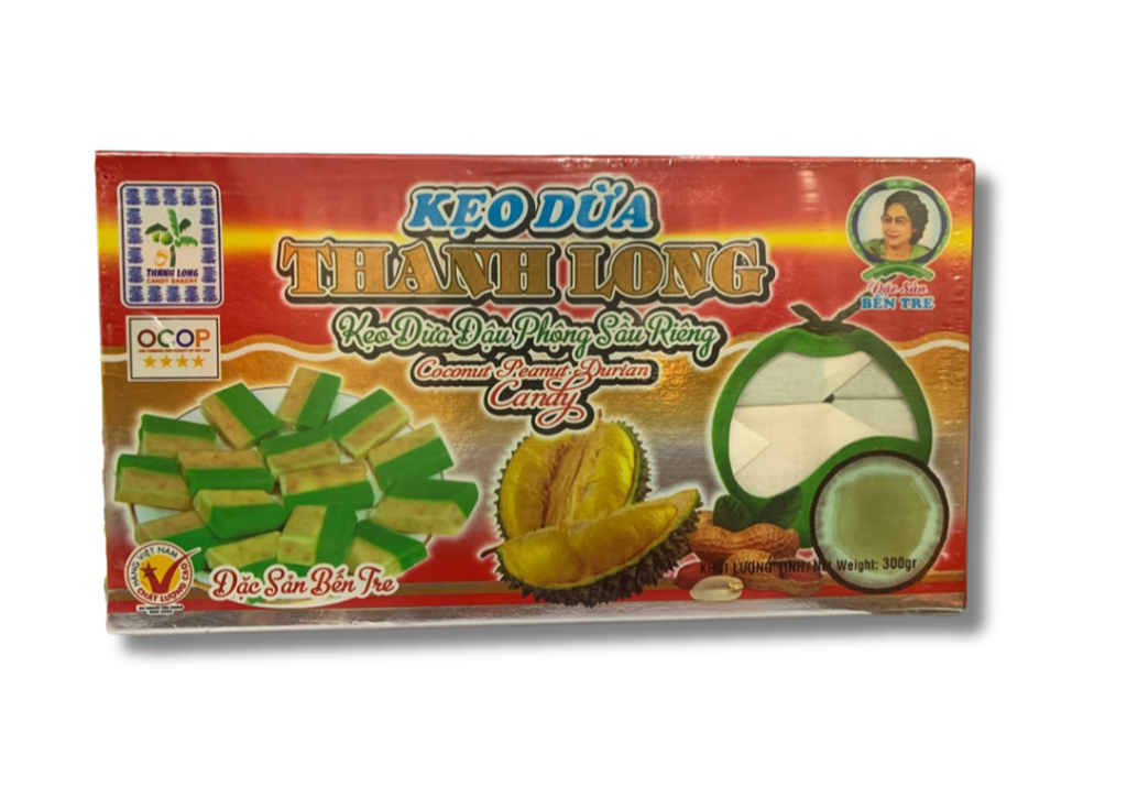 Thanh Long Coconut Pandan Durian Candy 300g