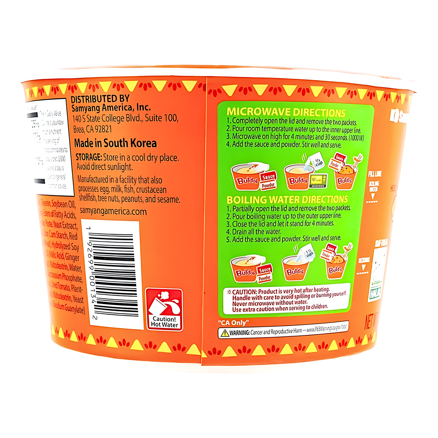 [SAMYANG] Taco Buldak Spicy Ramen Noodles - 3.7oz