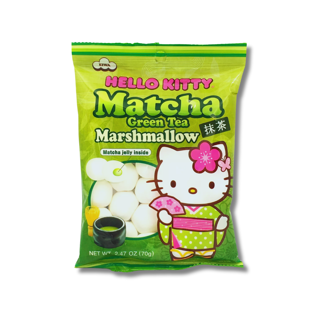 Eiwa Hello Kitty Matcha Green Tea Marshmallow 2.47oz