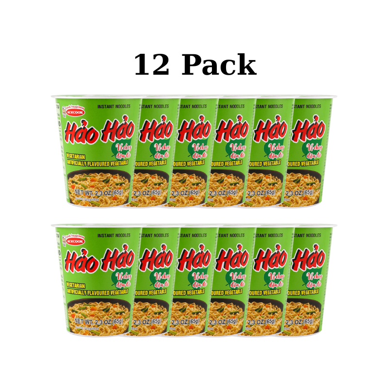 Acecook Hao Hao Vegetarian Flavour Cup Noodles