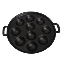 Non-Stick Vietnamese 'Banh Khot' Pan 10 Holes+ Lid