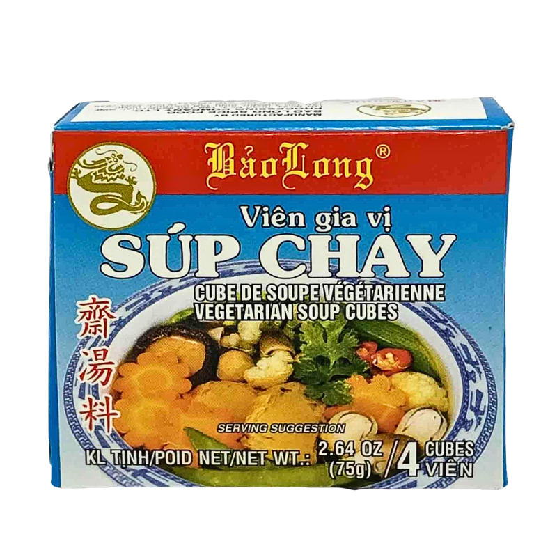 Bao Long Vegetarian Soup Flavor Cubes - 2.64oz