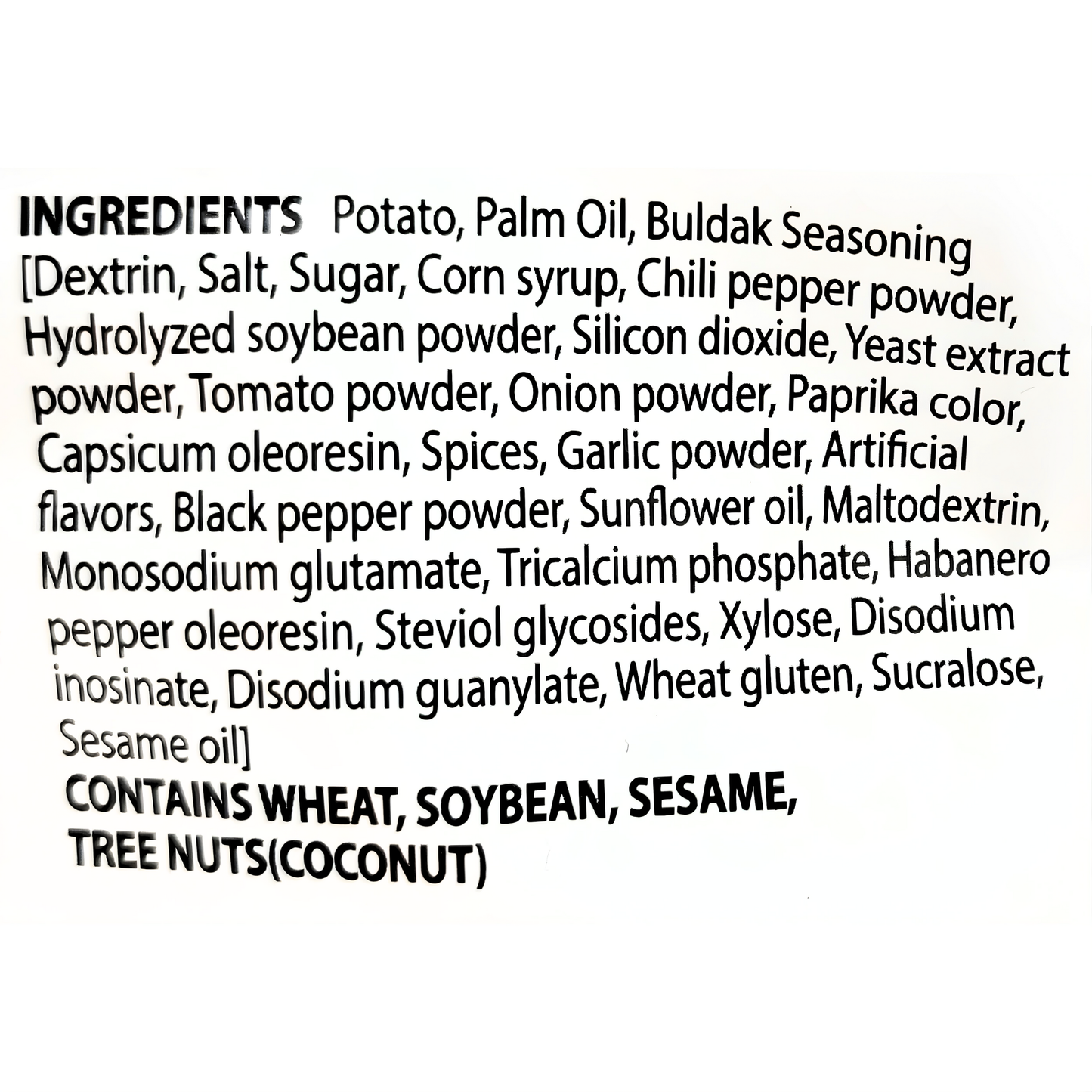 [SAMYANG] Buldak Original Potato Chips - 4.23oz