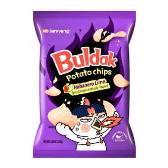 [Samyang] Buldak Habanero Lime Potato Chips - 4.23oz