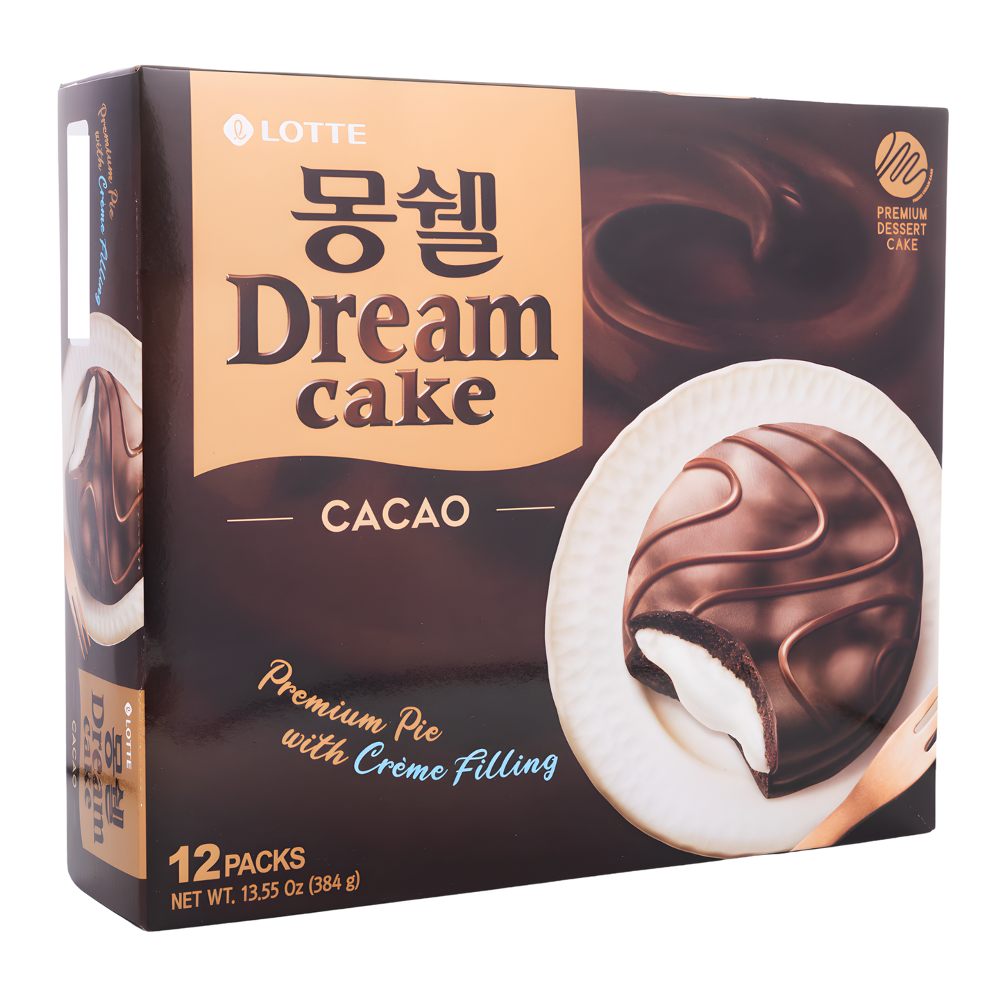 [LOTTE] Moncher Cocao Cake - 384g(12PK)