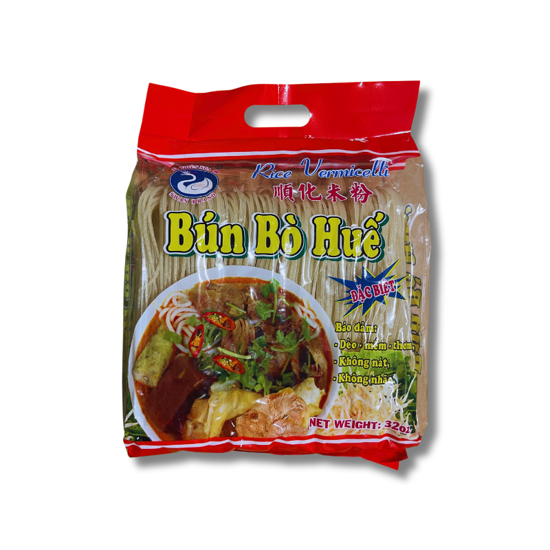 Swan Brand Rice Vermicelli (Bun Bo Hue) 32oz