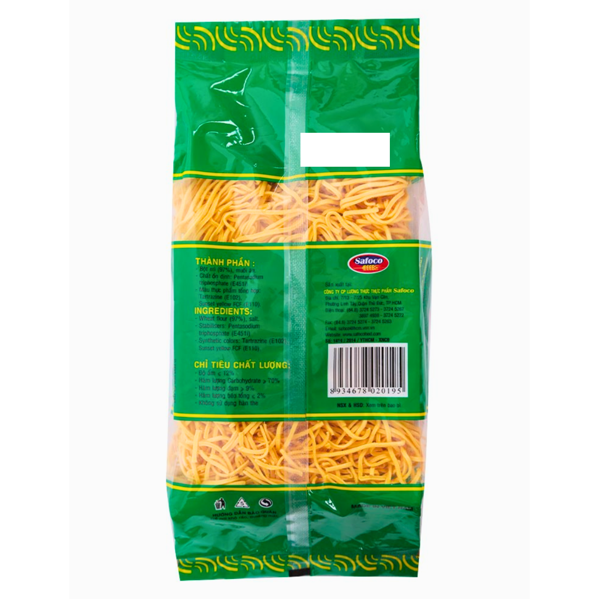 Safoco Vegetable Noodles 350g