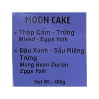 Happy Elephant - Moon Cake ( Mung Bean - Durian Eggs Yolk ) 480 g