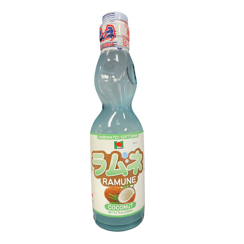 Hana - Ramune Carbonated Beverage Coconut Flavor 200ml