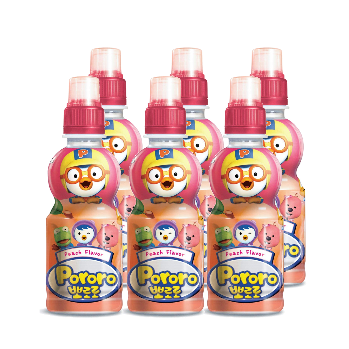 Paldo Fun & Yum Pororo Kids Peach Flavor Drink 7.95 oz