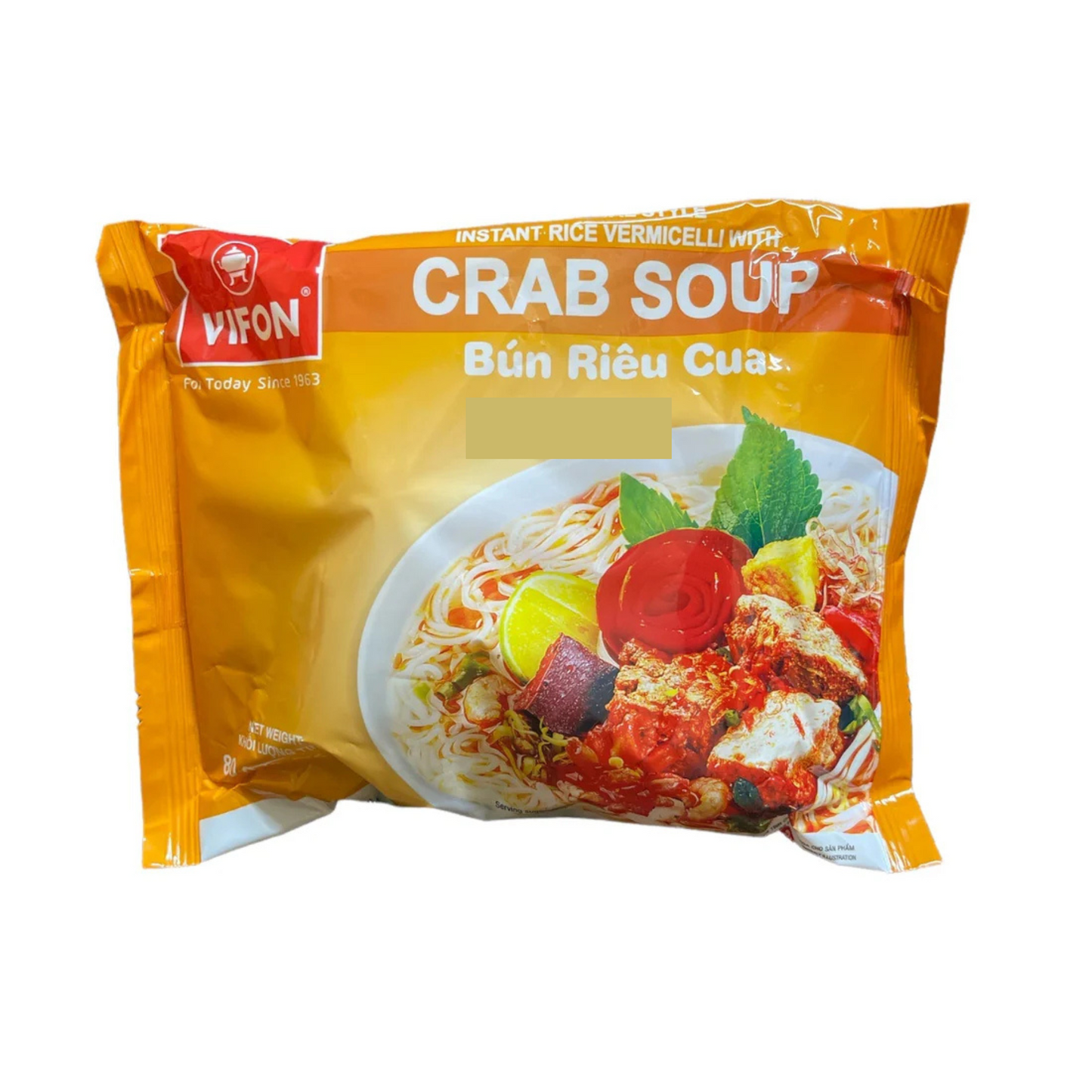 Vifon Crab Soup Instant Rice Vermicelli 2.82oz