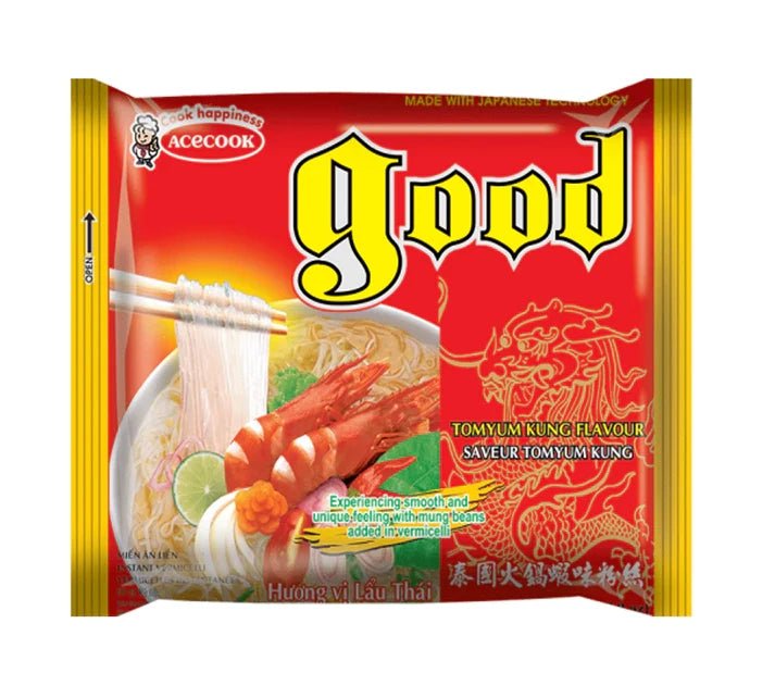 Acecook Good Instant Mung Bean Vermicelli - TomYum Kung Flavour - A&E Foodstore