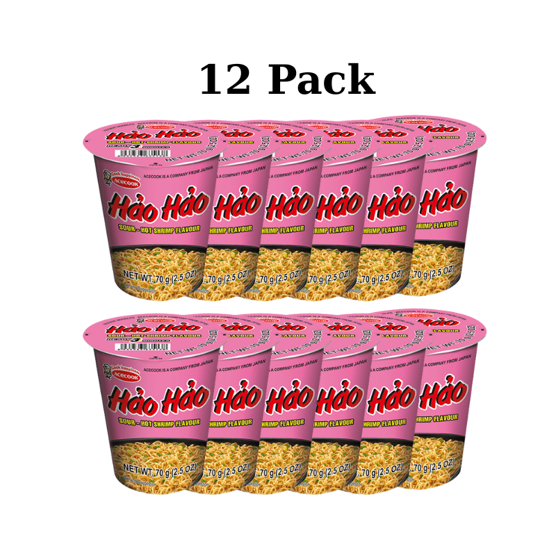 Acecook Hao Hao Hot & Sour Shrimp Flavour - A&E Foodstore