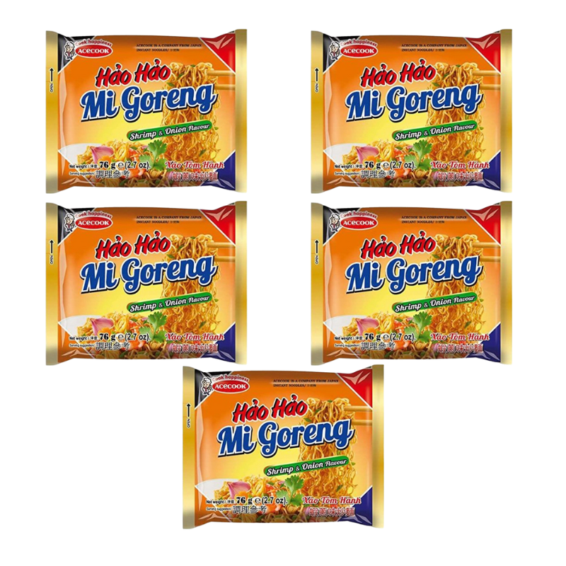 Acecook Hao Hao Mi Goreng Instant Noodle Shrimp & Onion Flavoured - A&E Foodstore