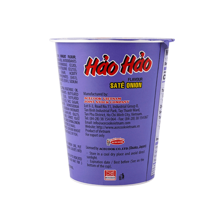 Acecook Hao Hao Sate Onion - A&E Foodstore