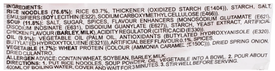 Acecook Oh! Ricey Rice Noodles Pho Beef Flavor (Bag) - A&E Foodstore