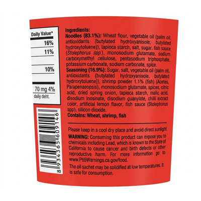 Acecook Thai Shrimp Hotpot Flavor Cup Noodle - A&E Foodstore