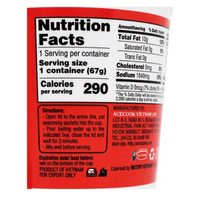 Acecook Thai Shrimp Hotpot Flavor Cup Noodle - A&E Foodstore