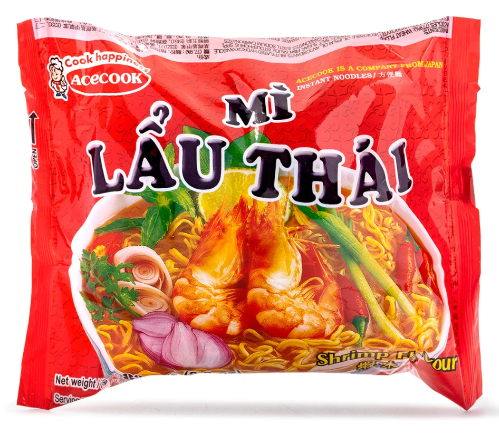 [ACECOOK] Thai Shrimp Instant Noodle - A&E Foodstore