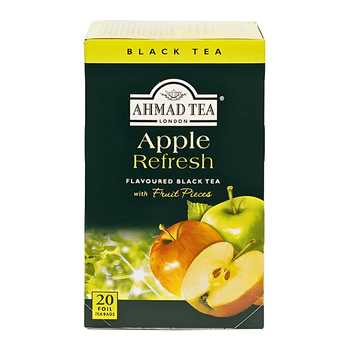 AHMAD TEA - Apple Refresh Black Tea (20 Tea Bags) - A&E Foodstore