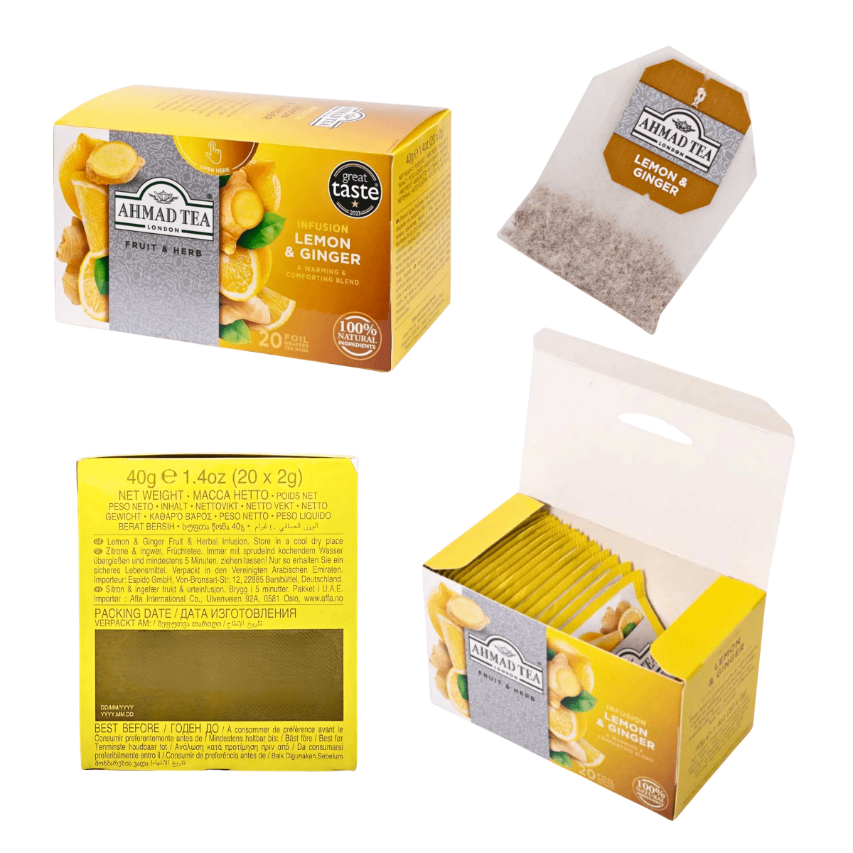 AHMAD TEA - Combo Cool & Fresh Herbal Tea - A&E Foodstore