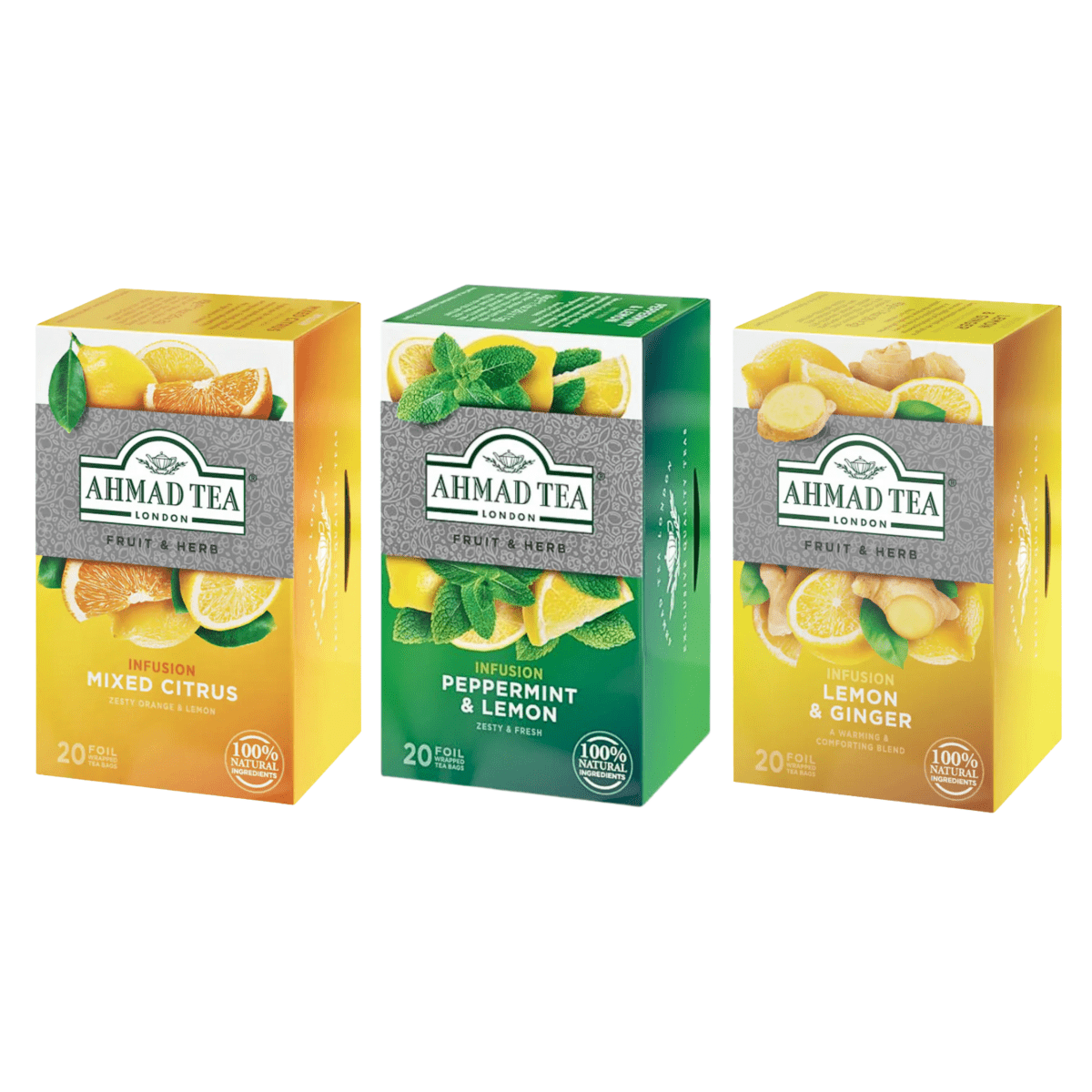 AHMAD TEA - Combo Cool & Fresh Herbal Tea - A&E Foodstore