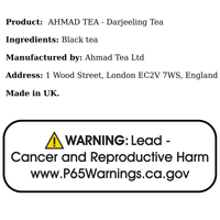 AHMAD TEA - Darjeeling Tea (20 Tea Bags) - A&E Foodstore