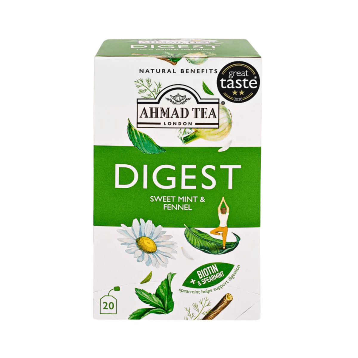 AHMAD TEA - 'Digest'Infusion - Herbal Tea (20TeaBags) - A&E Foodstore