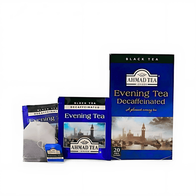 AHMAD TEA - Evening Tea Decaffeinated (20 TeaBags) - A&E Foodstore