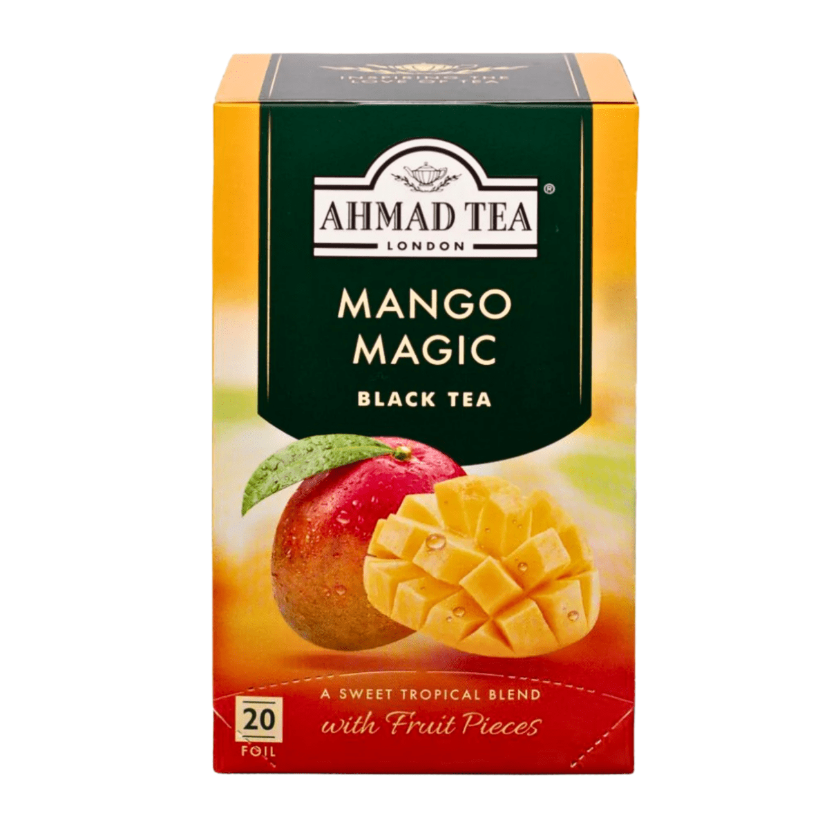 AHMAD TEA - Mango Magic Fruit Black (20 Tea Bags) – A&E Foodstore
