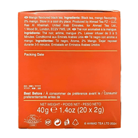 AHMAD TEA - Mango Magic Fruit Black (20 Tea Bags) - A&E Foodstore